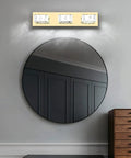 Dimmable Three Light Vanity Lights For Bathroom Over Mirror 22 Inch Modern LED Wall Sconces 15W 6000K Cool White
