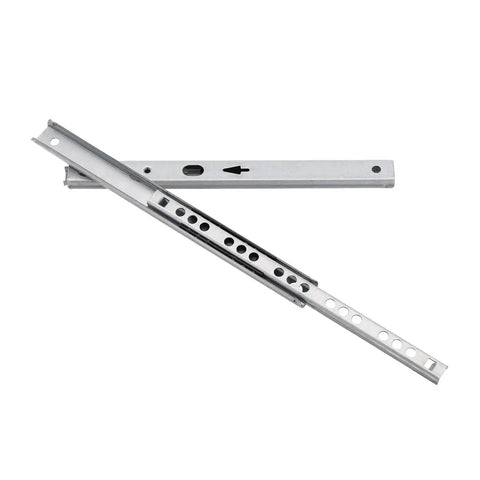 Top Shelf Two Pack Kitchen Cupboard Drawer Slides Bringing Dime Right Full Extension Metal Guide Rail, 13 inch steel rails.