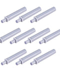Heavy Duty Gray Soft Close Cabinet Door Buffers And Drawer Stoppers Ten Pack Set Of Tough Furniture Dampers shown in array.