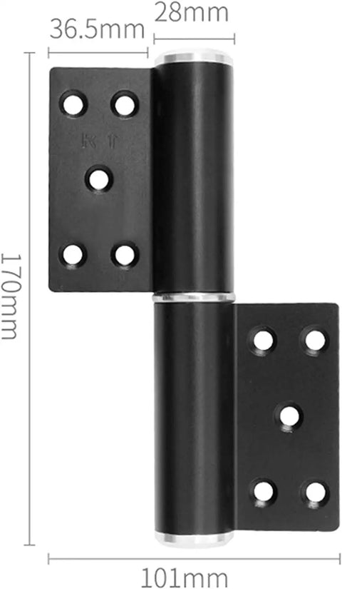 Heavy Duty Folding Steel Hinge Repair Plate Kit With T Hinge Door Hinges Hydraulic Silent Invisible Concealed Door Spring Buffer Damping Automatic Closer For Smooth Soft Close And Quiet Closings