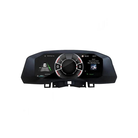 VW Amarok 2017 2020 12.3 Inch LCD Dashboard Instrument Panel Digital Cluster Upgrade Module With Built In Circuit Board And Smart Gauges Plug And Play Replacement For Smooth Idle And Acceleration, front view