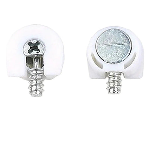 Cam Lock Pins Set For Do It Yourself Furniture And Cabinet Builds, 16 Piece Interlocking Pin And Cam Connector Kit