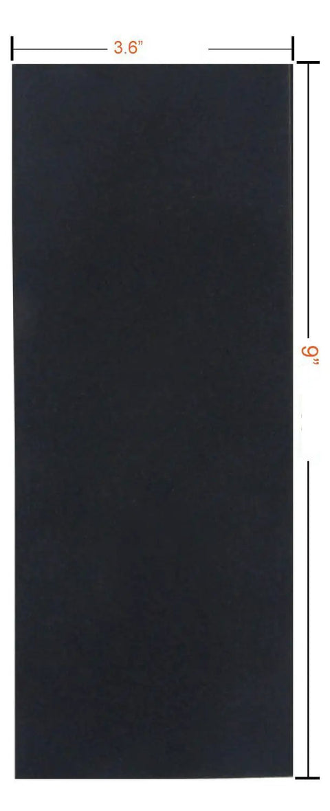 Sandpaper sheet from 24 Pack Sandpaper Variety Kit With 12 Grits From 120 To 3000 For Wood And Metal Sanding, size 9 x 3.6 inches