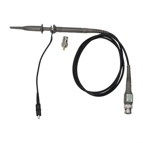 P6100 Clip-On Oscilloscope Probe Adapter for DSO-TC2 and DSO-TC3 displayed with attached cables and connectors
