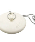 Top Shelf Rubber Tub Stopper With Pull Chain For Bathroom Sink And Shower Drain Cover Fits One Half To Two Inch Kitchen Laundry Plug