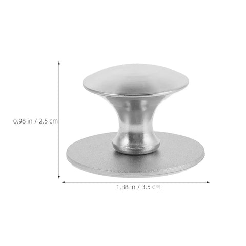 Removable Stainless Steel Cabinet Handles With Self Adhesive Backing No Drill No-Punch Stick-On Pulls For Sliding Glass Doors And Cabinets Easy Install Hardware For Living Spaces 5 Pack, 1.38 in silver pull