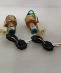 Get Your Machine Running Smooth With This 2pcs Four Position Ignition Switch, 18mm, 4-wire connectors, includes two keys.