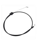 Heavy Duty Lawn Mower Control Cable With Mechanical Brake Linkage Super Badass Durable Genuine Replacement Fits Husqvarna 510 Riding Tractors Zero Drama Quick Swap, black Z-bend design.