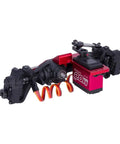 Aluminum Front Axle Servo Mount For AR45P Portal, Low Center Of Gravity, One Tenth RC Crawler Upgrade For SCX10 III, red color