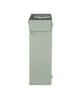 Side view of Single 125A Outdoor Main Lug Load Center, 8 Spaces / 16 Circuits, 3-Wire, Weatherproof NEMA 3R Circuit Breaker