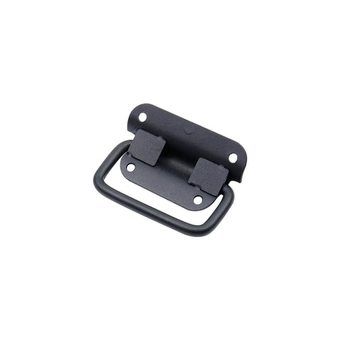 Stainless Steel Chest Pull Handles 2 Pack Black 3x2.4 Inch Decorative Case Cabinet Trunk Handles With 5 Mm Mounting Holes