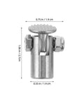 Two Piece Iron Changeover Head Kit For Auto Body Shaping And Dent Repair Durable Deformation Resistant Tool Set With Universal Heads For Quick Pro Level Metal Shaping And Dent Fixes Built For Auto Shop Use, 0.75 in head