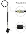 Left Or Right Side Power Sliding Door Cable Kit For Odyssey 2011 2012 2013 2014 2015 2016 2017 2018 2019 2020 Without Motor For Replacement 72546 TK8 A01 Stainless Steel Construction Durable And Reliable, showing cable and connectors