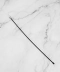 Two Pack RC Antenna Tube With Cap Universal Silver Antenna Mount 320mm Black Durable