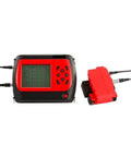 No Sweat Wall Scanner And Rebar Locator With Real Deep Concrete Cover Readings, main device with display and sensor for easy operation.