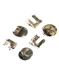 Thickened 12mm Three In One Connector Eccentric Wheel Hardware For Panel Furniture Cam Lock Fittings, set of 6 pieces shown