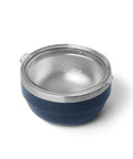 Rambler Bowl Vacuum Insulated Stainless Steel With Lid 1 Quart Navy Stackable And Nestable For Easy Meal Prep On The Go