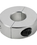 Premium Anodized Aluminum Single Split Clamp Collar Fits 13 To 30mm Shafts Smooth Fixed Ring For Machinery Or Cars You Need Quality Stuff For Diy Work Or Garage Builds Perfect Fit Guaranteed Heavy Duty Top Tier, silver aluminum clamp collar with screw