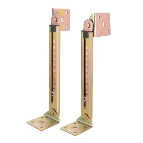Rotating Concealed Hinges Set 1 Pair Adjustable 10 Gear Hinge With Pneumatic Lift Support for cabinet doors and furniture