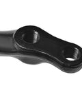 Lexus Front Suspension Lower Control Arm Replacement For 2000 2005 GS300 GS400 GS430 Beefed Up Handling, Smoother Ride, Reduced Road Shake, Better Tire Wear Control, Heavy Duty Auto Part black steel control arm close-up with threaded mounting holes