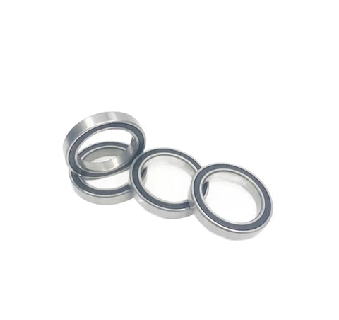 Deep Groove Ball Bearing Set Chromium Steel 10 Pieces 10x19x7mm And 17x26x7mm With Rubber Seals 2RS Thin Wall For Machinery Auto And DIY Projects Durable Shock Resistant High Load Bearings Great For Heavy Duty Applications
