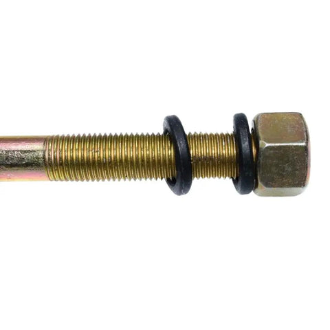 Rear U Bolt Kit With Mounting Hardware For Pajero Montero V32 L200 K64 K74 K75 1990 Through 2004 Built To Last Heavy Duty Leaf Spring Suspension Replacement For Secure Axle, gold U-bolt with nut and washers