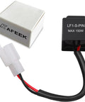 Plug N Play Electronic LED Flasher Relay For Motorcycles Hyper Flash Fix 12V Turn Signal Blinker Relay with ABS and Copper Wire