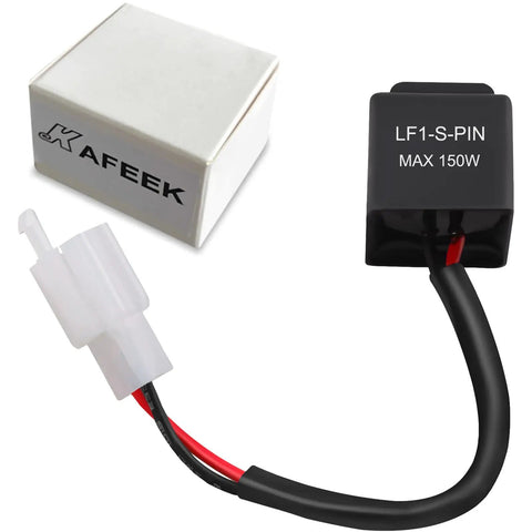 Plug N Play Electronic LED Flasher Relay For Motorcycles Hyper Flash Fix 12V Turn Signal Blinker Relay with ABS and Copper Wire
