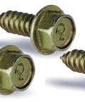 Kickbutt 1/4 Inch Wheel Rim Screws, 3/4 Inch Long 3/8 Hex Head Self Tapping Grade 8 Steel Fasteners set of 3