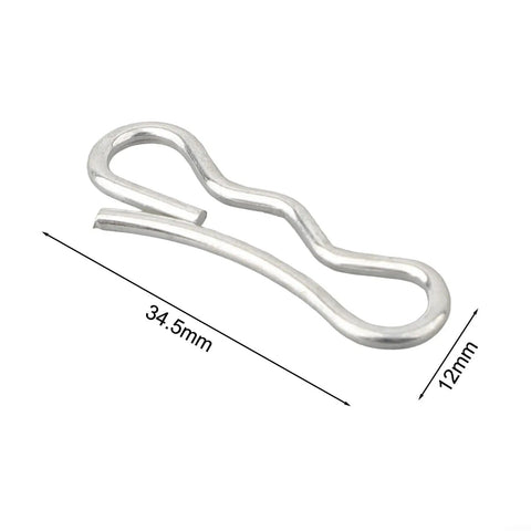 Lawn Mower Bow Tie Cotter Pins Set Of 8 Metal Fasteners For 71404043 dimensions 12mm by 34.5mm
