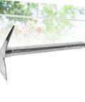 Stainless Steel Garden Hoe Double Use Tool For Planting And Weeding Lightweight Durable Hand Hoe With Ergonomic Handle beside window