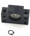 End Bearing Mount For Ball Screw Support BK20 BF20 25mm SFU2505 SFU2510 SFE2525 For Engraver Router Angular Contact High Precision Easy Install Built Tough Mounting Solution
