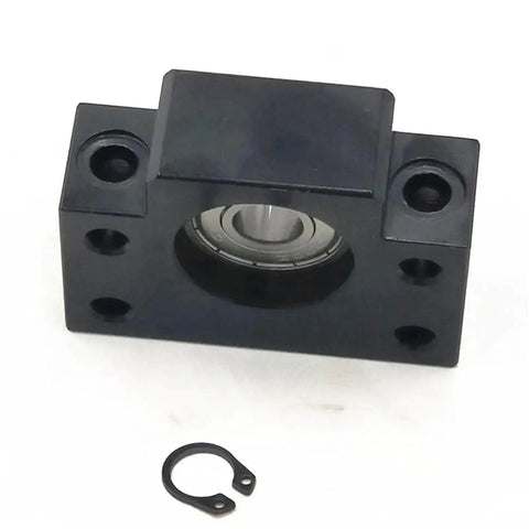 End Bearing Mount For Ball Screw Support BK20 BF20 25mm SFU2505 SFU2510 SFE2525 For Engraver Router Angular Contact High Precision Easy Install Built Tough Mounting Solution