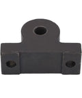 Right Hand Lead Screw Holder Bracket For Mini Lathe Built Tough Rust Proof Metal Mounting Rack, front view showing mounting holes.