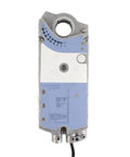 Rock Solid Rotary Air Damper Actuator AC 24 Volts Three Position Control With Thirty Five Newton Meter Torque Front view showing actuator design.