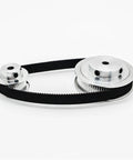 Awesome 20T And 40T HTD 3M Timing Belt Pulley Set With Dual Reduction Ratios Smooth Power Transmission For Custom Machinery Using High Quality Aluminum Alloy Synchronous Wheel Kit, aluminum pulley set with belt