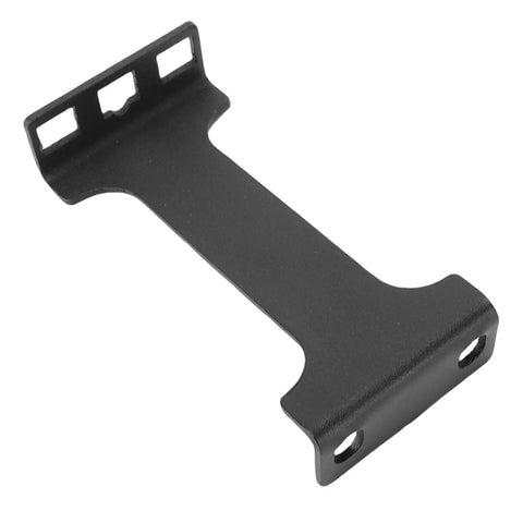 Rock Solid 1U Server Rack Depth Extender And 4 Inch Recessed Rack Mount Adapter Kit, black metal bracket for secure mounting.