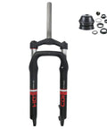 Beefy 26 Inch Fat Bike Fork 4.0 Suspension With 1 1 8 Headset, 135mm Dropout, 130mm Travel, Aluminum Alloy, Disc Brake Ready shown