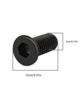 10 Piece M5 Handlebar Hex Screws With Wrench For Electric Scooters And Skateboards, black M5 screw with dimensions