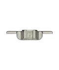 10 Pack Overlay Edge Mounting Plate For 1-1/8 Inch Overlay Compact 33 Hinges, Edge Mounting Plate Replacement, durable metal close-up