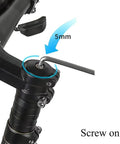 Installation of Two Pack M6 Bike Stem Riser Bolts Replacement Set 116mm And 136mm Long Threaded Screws on MTB fork