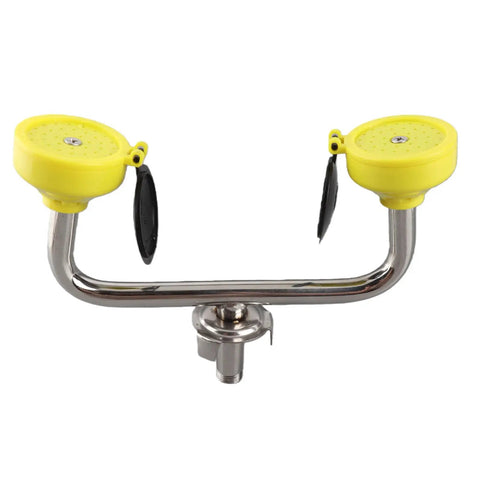 Emergency Eye Wash Station With Flexible Installation For Industry And Laboratory Use In 304 Stainless Steel Rugged And Compact Safety Equipment