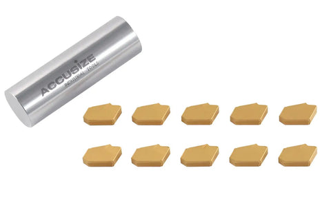 GTN-4 Tin Coated Carbide Grooving And Parting Inserts, Pro Grade Precision, 0.157 Inch Cutting Width, Heavy-Duty Tooling For Precise Grooving, 10 Pcs Per Box, 6103-2004x10