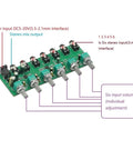 Six Channel Stereo Mixer Audio Distributor With Independent Volume Control For Your Home Studio Setup, circuit board detail