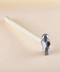 Jewelry Hammer With Solid Wood Handle And Iron Head For Precise Metalworking, Flat Face Mallet For Driving Pins And Rivets