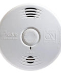 Front view of Two Pack Photoelectric Smoke Alarms With 10 Year Battery No Fuss Wire Free Interconnect Clear Voice Alert Easy Setup