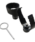 Heavy Duty Two Piece Drain Auger Attachment Set For Sink And Tub Clogs, thickened steel cutter with ring wrench.