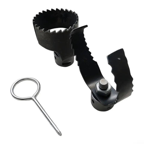 Heavy Duty Two Piece Drain Auger Attachment Set For Sink And Tub Clogs, thickened steel cutter with ring wrench.