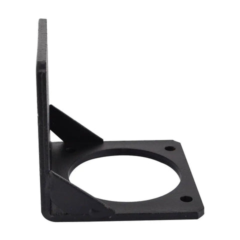 Side view of Nema 34 Stepper Motor Mounting Bracket 86mm 90 Degree L Shaped Beefy Built Alloy Steel for CNC Machines