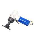 Heavy Duty Pneumatic Sander And Air Angle Grinder Built Like A Tank For Continuous Metalworking, compact design for metal finishing.